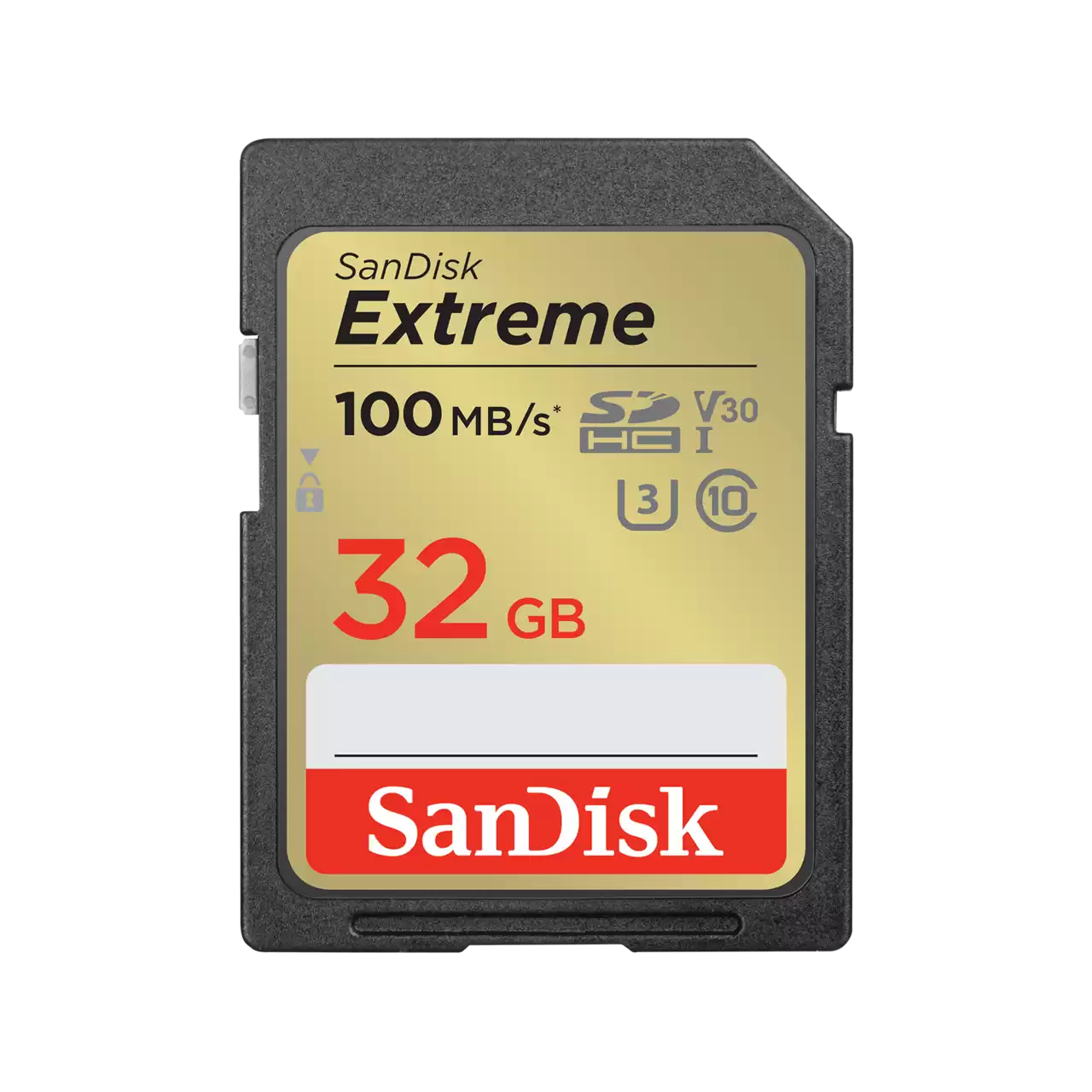 [SAN034XXXS03XGLD] SD Extreme 100MB/s R 60MB/s W - Sandisk - 32GB - Gold