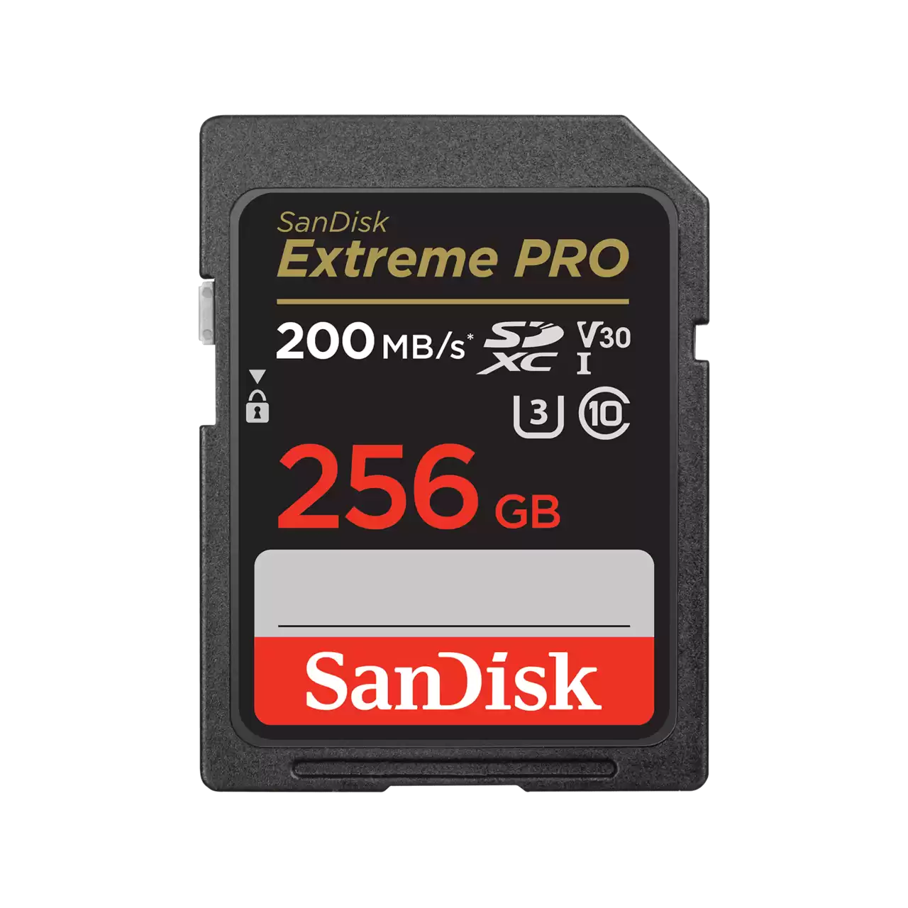 [SAN040XXXS06XBLK] SD Extreme Pro 200MB/s R 140MB/s W - Sandisk - 256GB - Black