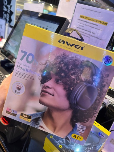 [AWE069XXXXXXXSVR] AT7 - True Wireless HIFI Headphone - Awei - Silver