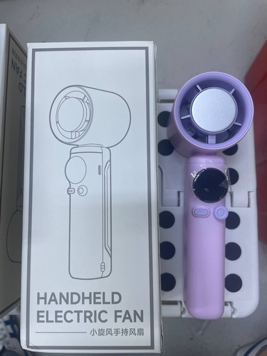 [XXX1002XXXXXXXPUP] Handheld Electric Fan - SS-026 - OEM - Purple