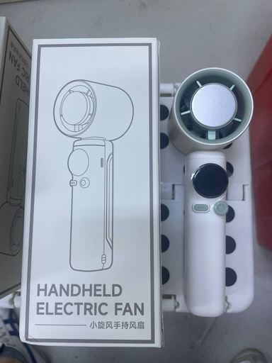 [XXX1002XXXXXXXWHT] Handheld Electric Fan - SS-026 - OEM - White
