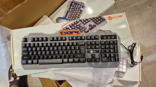 [MTC125XXXXXXXBLK] Wired Keyboard & Mouse Combo - CM107 - MTech - Black