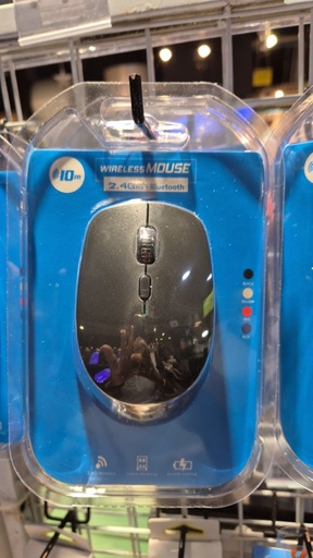 [MTC127XXXXXXXBLK] 2.4G Wireless Bluetooth Mouse - RF-6927 - MTech - Black
