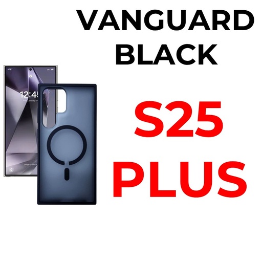 [MTC012714XXXXBLK]  Samsung Galaxy S25 Plus - MTech Vanguard Mag Armour Case - MTech - Black