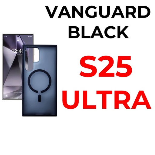 [MTC012715XXXXBLK] Samsung Galaxy S25 Ultra - MTech Vanguard Mag Armour Case - MTech - Black 
