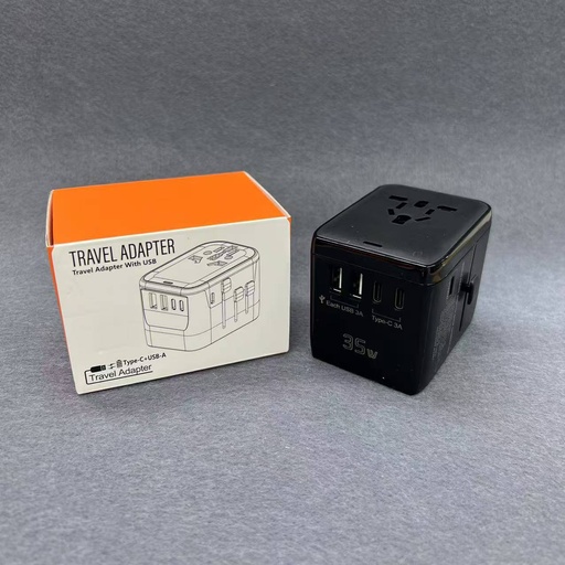 [MTC142XXXXXXXBLK] 35W TravelCharge Universal Travel Adapter - MTech - Black