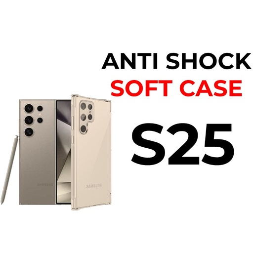 [XXX007713XXXXCLR] Samsung Galaxy S25 - Anti-Shock Tough Armour - OEM - Clear